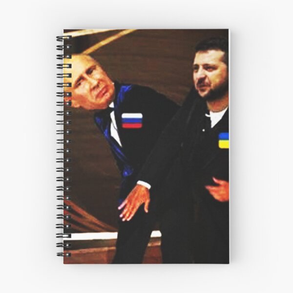 Item preview, zelenskyy hitting putin designed and sold by zcanap90.