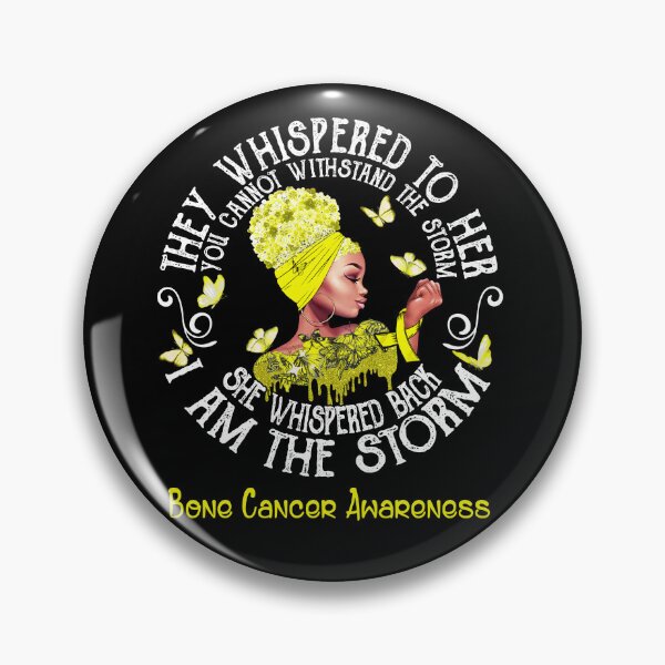 Item preview, Black Girl Fighter Strong I Am The Storm Bone Cancer Awareness designed and sold by Mnrshirley.