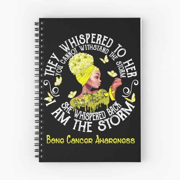 Item preview, Black Girl Fighter Strong I Am The Storm Bone Cancer Awareness designed and sold by Mnrshirley.