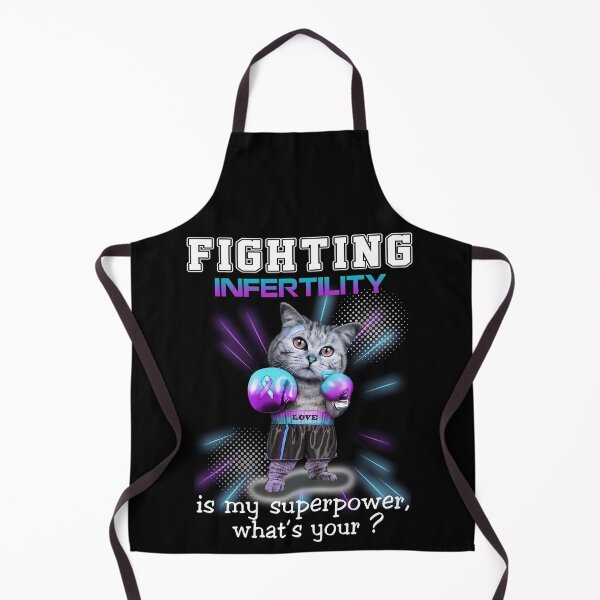 Item preview, Funny Cat Fighting Infertility Is My Superpower What's Your designed and sold by Kohend.