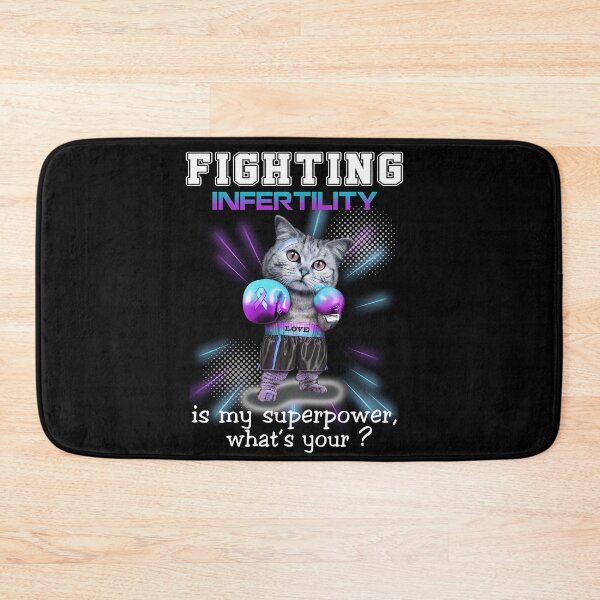 Item preview, Funny Cat Fighting Infertility Is My Superpower What's Your designed and sold by Kohend.