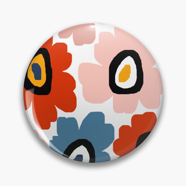 Item preview, Colorful Modern Scandinavian Floral Shower designed and sold by Deutschic.