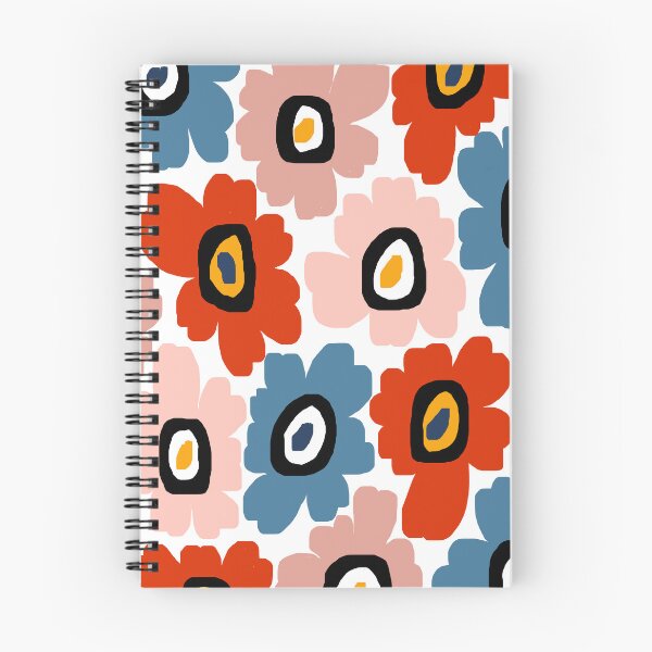 Item preview, Colorful Modern Scandinavian Floral Shower designed and sold by Deutschic.