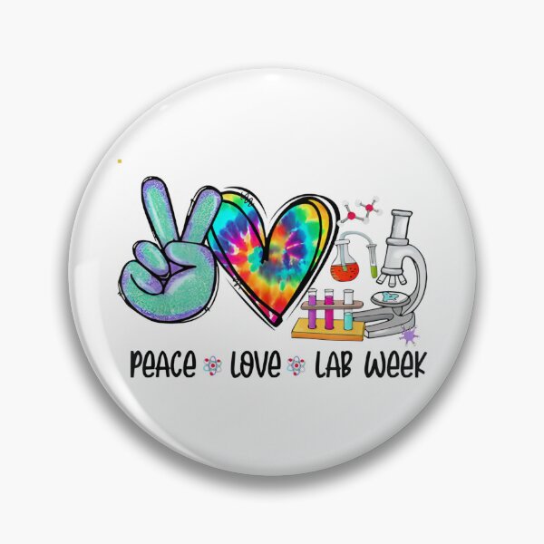 Item preview, Peace Love Lab Week 2022 Funny Lab Week Scientist Laboratory  designed and sold by BestdesignerFM.