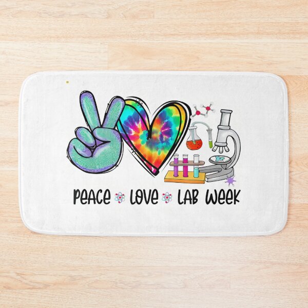 Item preview, Peace Love Lab Week 2022 Funny Lab Week Scientist Laboratory  designed and sold by BestdesignerFM.