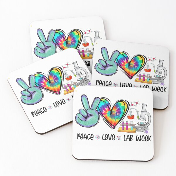 Item preview, Peace Love Lab Week 2022 Funny Lab Week Scientist Laboratory  designed and sold by BestdesignerFM.