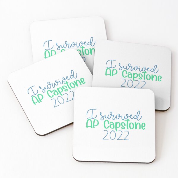 Item preview, I Survived AP Capstone 2022 blue and green designed and sold by Hannah Grace Designs.