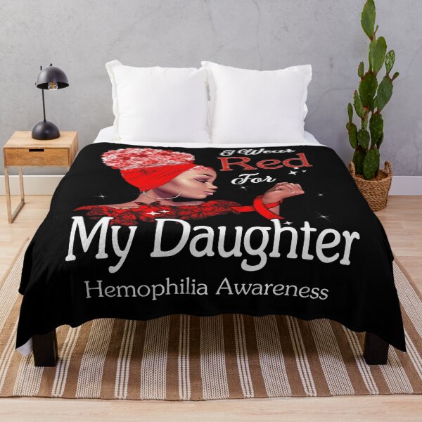 Item preview, Hemophilia Awareness Black Girl I Wear Red For My Daughter designed and sold by tenjun16.