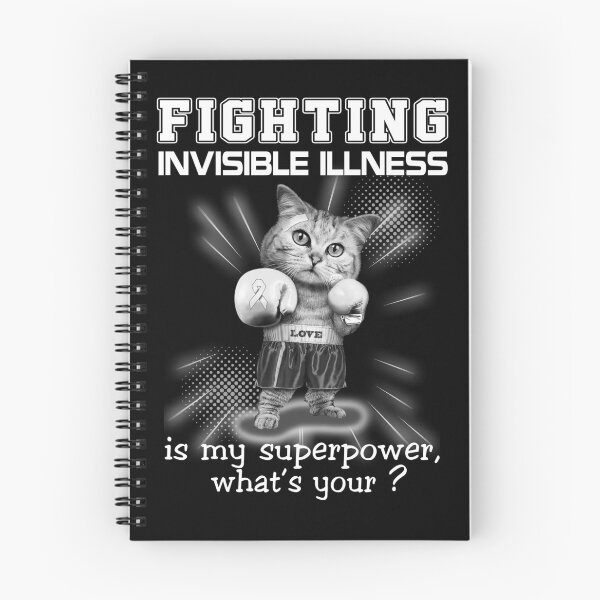 Item preview, Funny Cat Fighting Invisible Illness Is My Superpower What's Your designed and sold by Kohend.