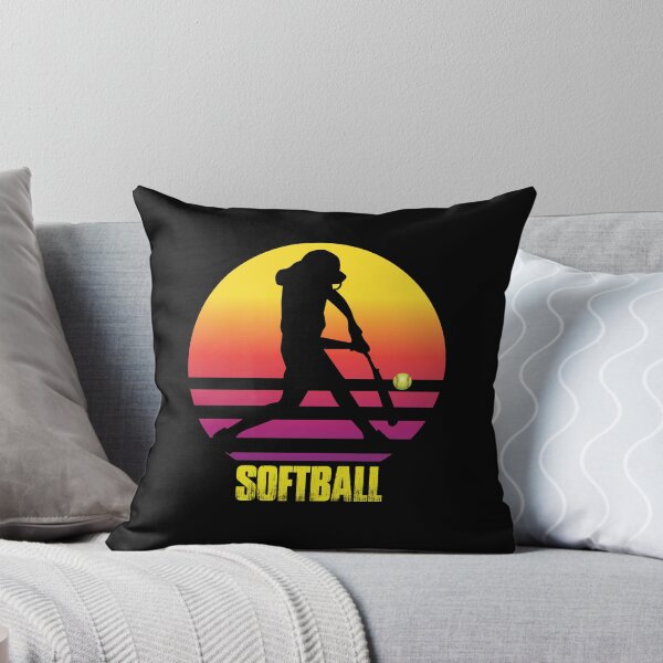 Item preview, Softbol de lanzamiento rápido de bateador de silueta al atardecer designed and sold by 99Fastpitch.