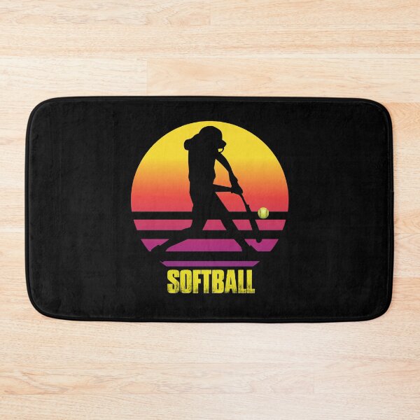 Item preview, Softbol de lanzamiento rápido de bateador de silueta al atardecer designed and sold by 99Fastpitch.