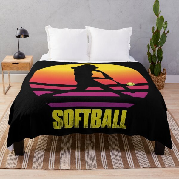 Item preview, Softbol de lanzamiento rápido de bateador de silueta al atardecer designed and sold by 99Fastpitch.