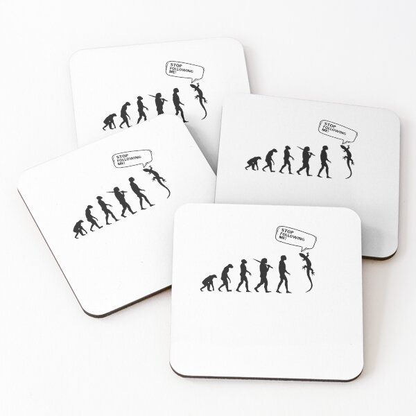Item preview, evolution stop following me,sarcasm designed and sold by behappysiempre.