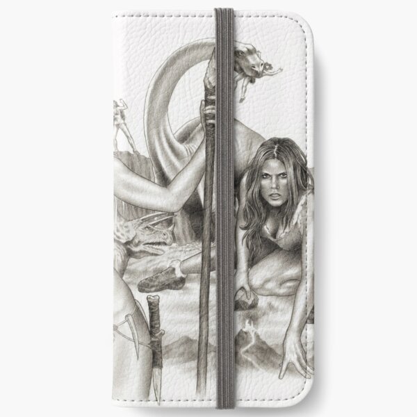 Cave Girls On The Lost World iPhone Wallet