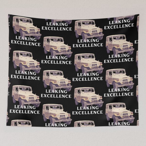 Item preview, Leaking Excellence, bj40 Land Cruiser, Vintage Fj Toyota, old school Life designed and sold by AkBrokeBikes.