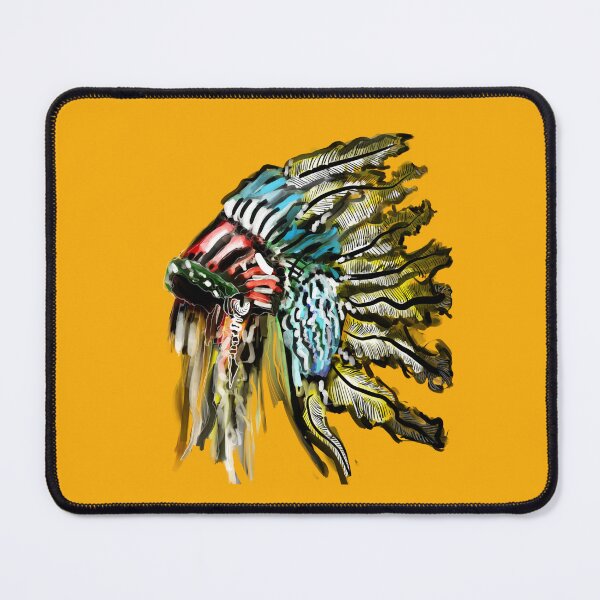 Item preview, Native war bonnet, historic feather headwear designed and sold by dusso.