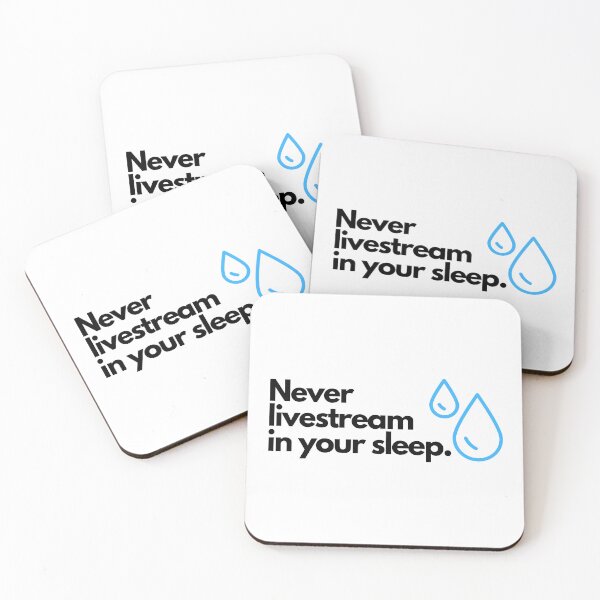 Item preview, Never livestream in your sleep designed and sold by JCMCDesigns.