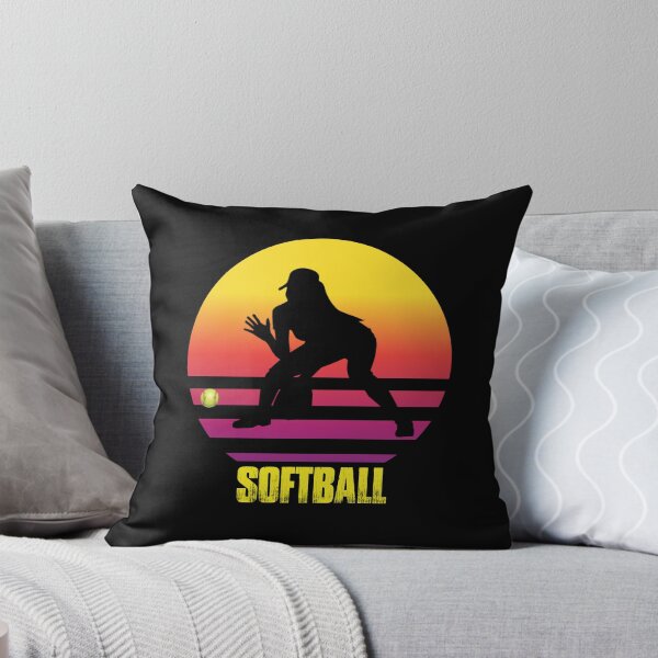 Item preview, Sunset silueta jardinero softbol de lanzamiento rápido designed and sold by 99Fastpitch.