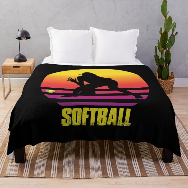 Item preview, Sunset silueta jardinero softbol de lanzamiento rápido designed and sold by 99Fastpitch.