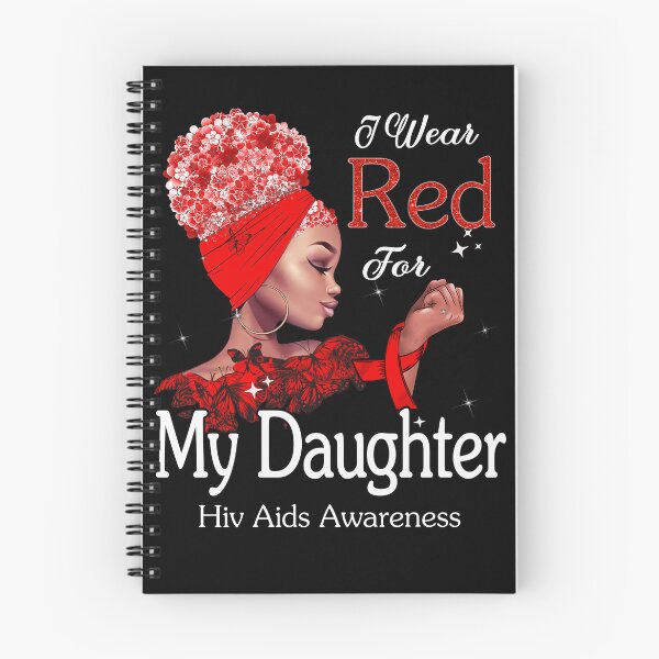 Item preview, Hiv Aids Awareness Black Girl I Wear Red For My Daughter designed and sold by tenjun16.