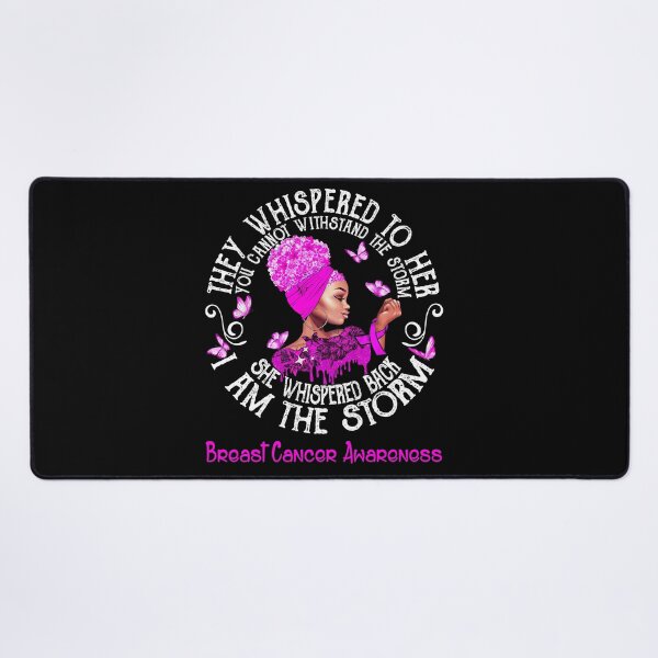 Item preview, Black Girl Fighter Strong I Am The Storm Breast Cancer Awareness designed and sold by Mnrshirley.