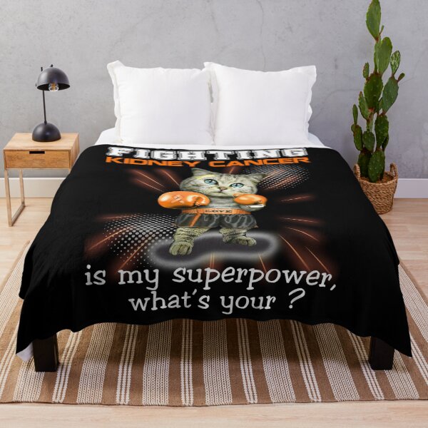 Item preview, Funny Cat Fighting Kidney Cancer Is My Superpower What's Your designed and sold by Kohend.