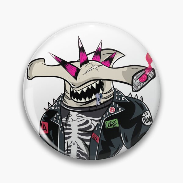 Artikelvorschau, HAMMERHEADZ NFT Punkrock-Hai-Grafik entworfen und verkauft von HAMMERHEADZ-NFT.