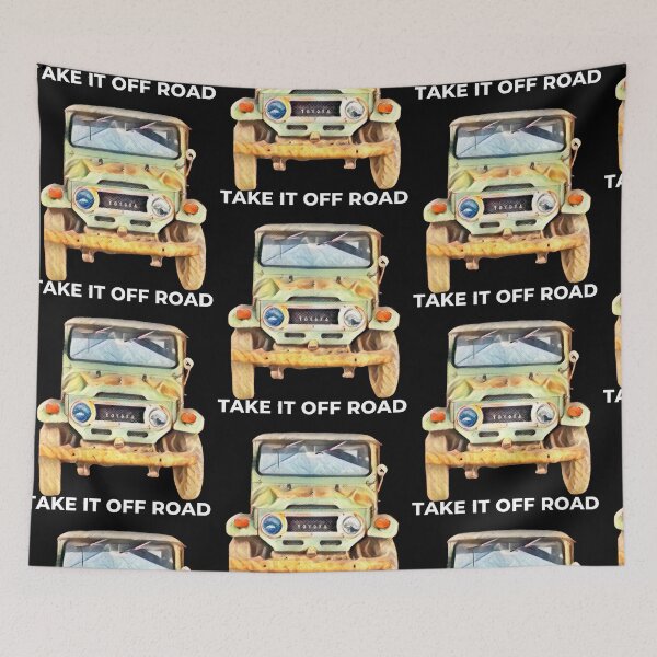 Item preview, Take It Off Road, bj40 Land Cruiser, Vintage Fj  Toyota, old school Life, off road truck, fj40 Toyota trucks designed and sold by AkBrokeBikes.