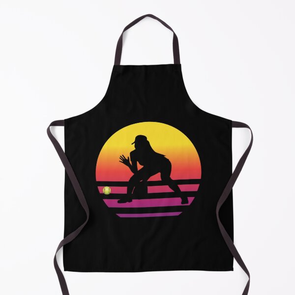 Item preview, Sunset silueta jardinero softbol de lanzamiento rápido designed and sold by 99Fastpitch.