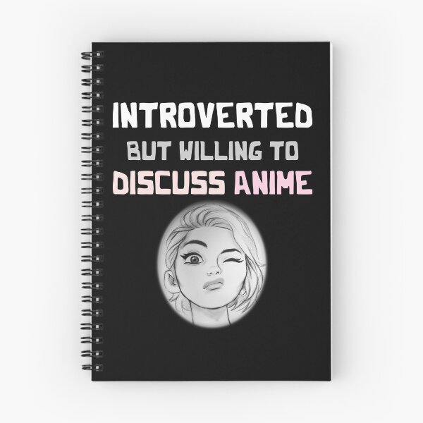Item preview, Introverted But Willing To Discuss Anime - Cute Manga Face designed and sold by smailjr.