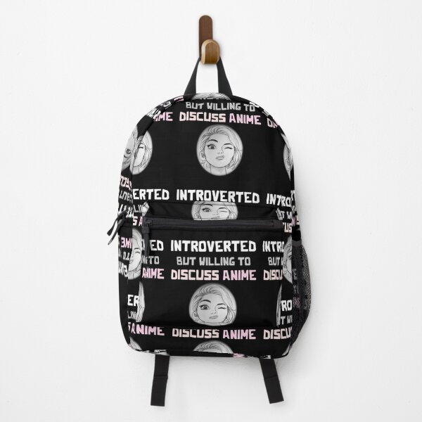 Item preview, Introverted But Willing To Discuss Anime - Cute Manga Face designed and sold by smailjr.