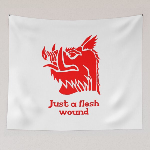 Item preview, Just a flesh wound Holy Grail designed and sold by ndubrey.