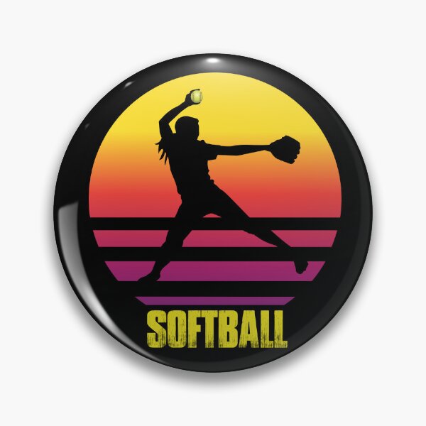 Item preview, Copia de Sunset Silhouette Fielder Fastpitch Softball designed and sold by 99Fastpitch.