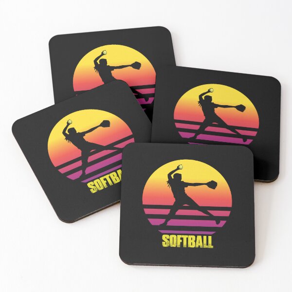 Item preview, Copy of Sunset Silhouette Fielder Fastpitch Softball designed and sold by 99Fastpitch.