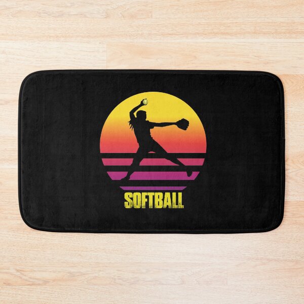 Item preview, Copia de Sunset Silhouette Fielder Fastpitch Softball designed and sold by 99Fastpitch.