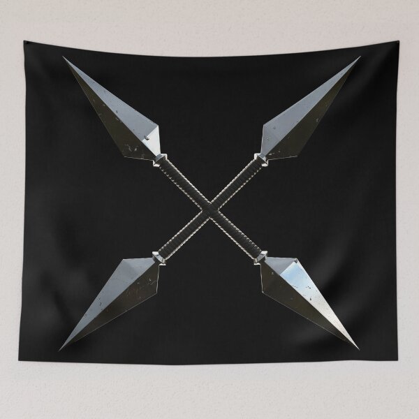 Item preview, Ninja Kunai - X Symbol designed and sold by CGShirts.