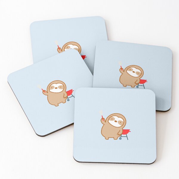 Item preview, Cute Barbecue Sloth  designed and sold by theslothinme.