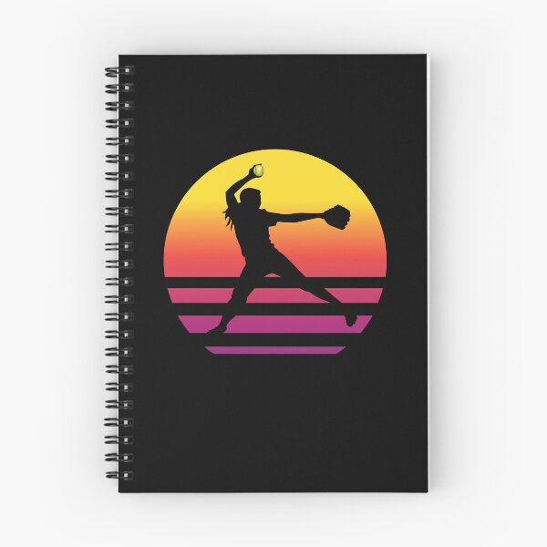 Item preview, Lanzador de silueta al atardecer Softbol de lanzamiento rápido designed and sold by 99Fastpitch.