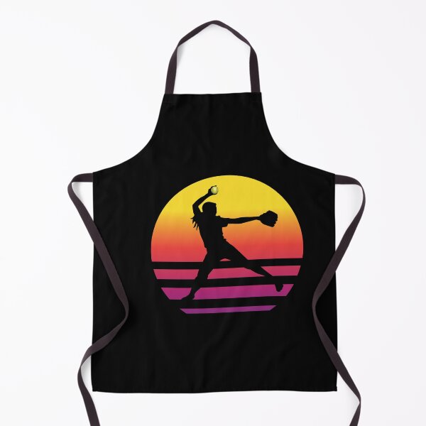 Item preview, Lanzador de silueta al atardecer Softbol de lanzamiento rápido designed and sold by 99Fastpitch.