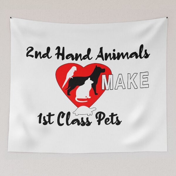 Item preview, Second Hand Animals Make First Class Pets designed and sold by emhoteb.