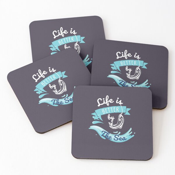 Item preview, Life Is Better By The Ocean!  Perfect Gift for anyone who loves Fishing! designed and sold by GEM STYLE.
