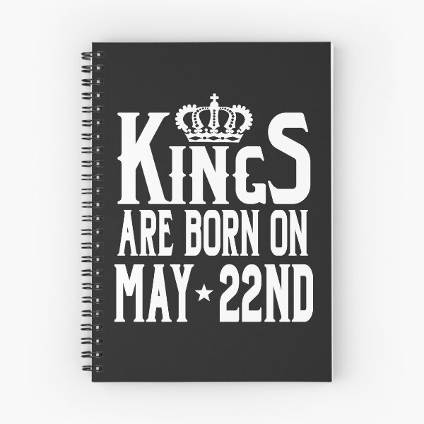 Item preview, Kings Are Born On May 22nd Funny Birthday T-Shirt designed and sold by Tee Kaboom!.