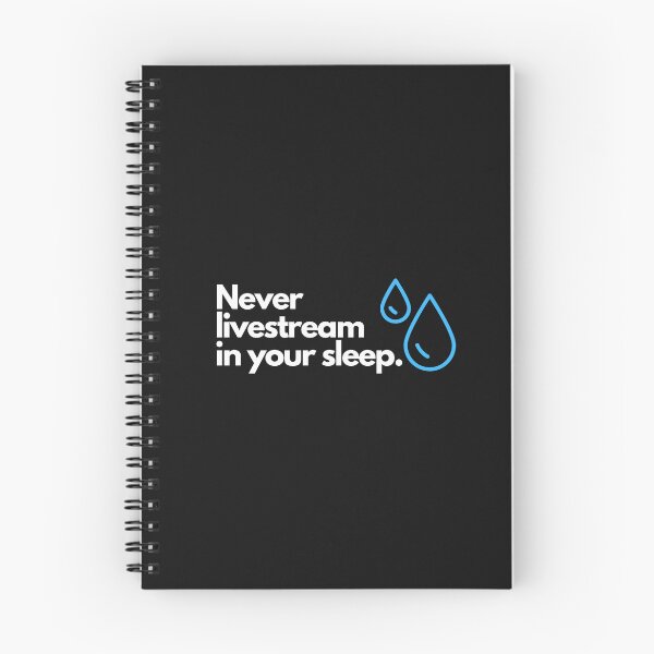 Item preview, Never livestream in your sleep designed and sold by JCMCDesigns.