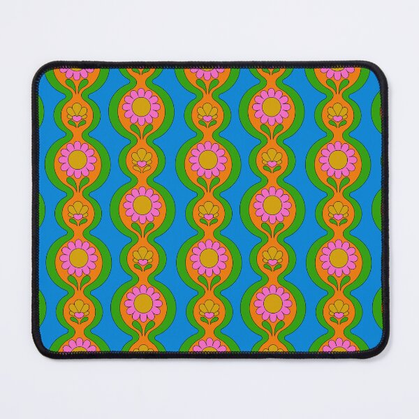 Item preview, Flower Chain Pattern Blue designed and sold by Audrey Herbertson.