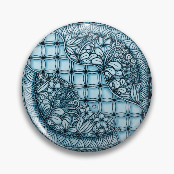 Item preview, Fantasie_Light Blue/Black designed and sold by ArtVibing.
