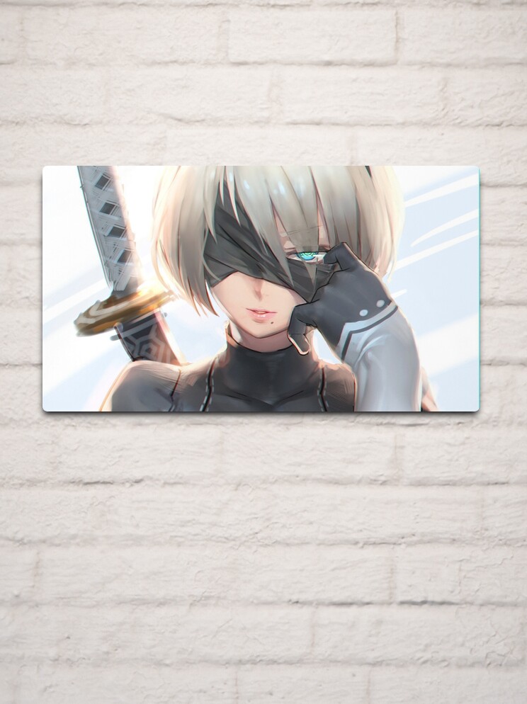 Nier Automata 2B Nier Automata Sword Anime Matte Finish Poster