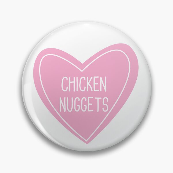 Item preview, I Love Chicken Nuggets Heart designed and sold by teesaurus.