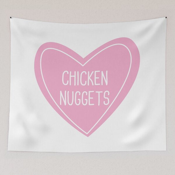 Item preview, I Love Chicken Nuggets Heart designed and sold by teesaurus.