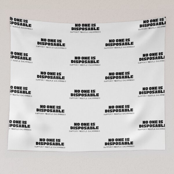 Item preview, Harm Reduction - No one is Disposable - Support Needle Exchanges designed and sold by Absolute-Garlic.