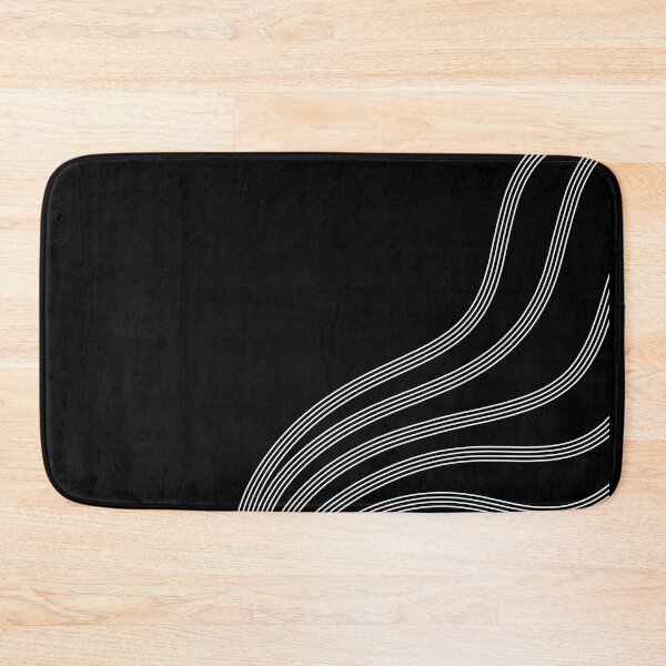 Item preview, Minimalist Line Waves (Black and white)  designed and sold by kalanisart.